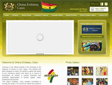 Tablet Screenshot of ghanaemb-cairo.com